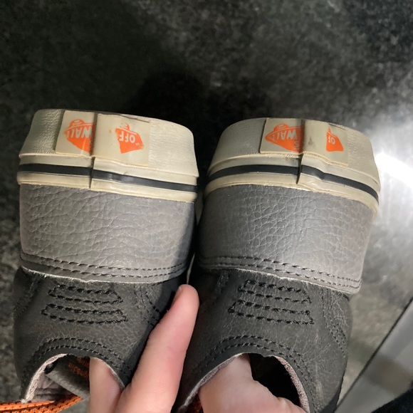 Gray & Orange Sturdy High Top Vans - Picture 4 of 6
